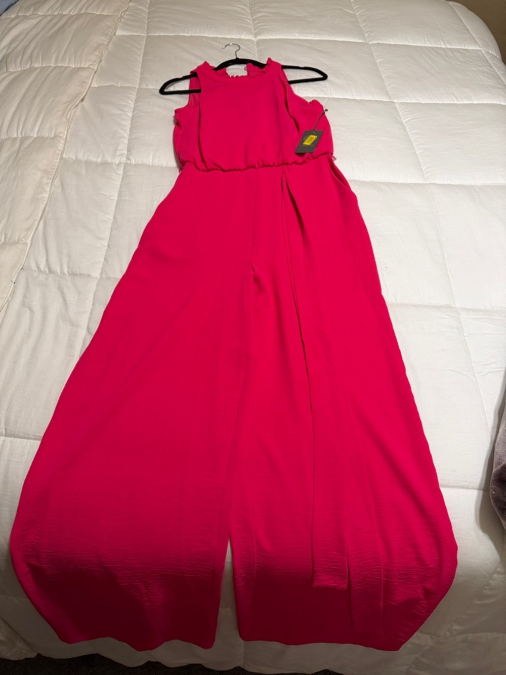 Vince camuto women’s Fuchsia Wide-Leg Jumpsuit
